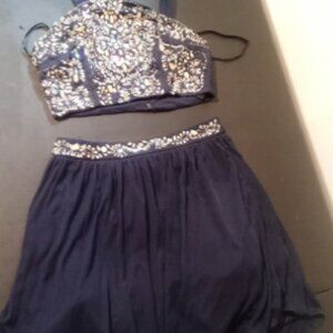 Two piece prom outfit